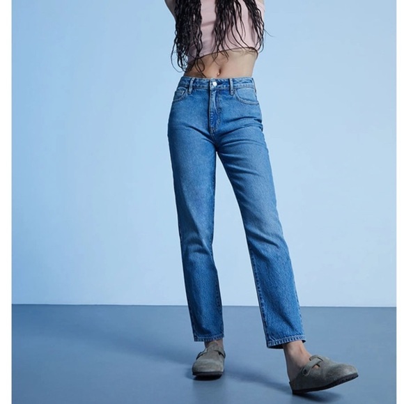 PacSun Mom Jean Medium Light Wash High Rise Jeans Size 25 - Picture 9 of 15